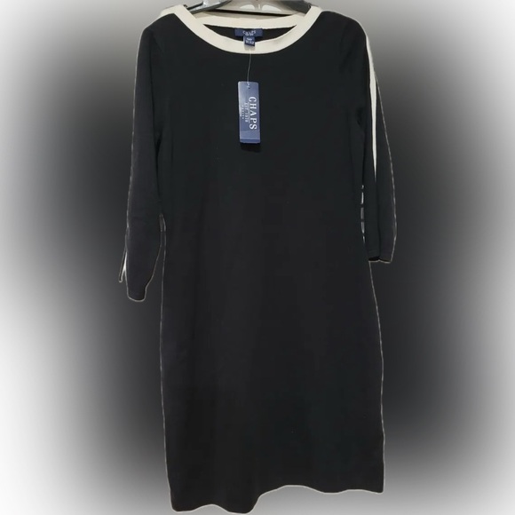 Chaps Classic Black/Colonial Dress Large - Picture 8 of 8